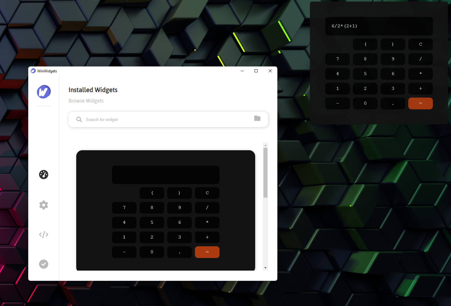 WinWidgets image